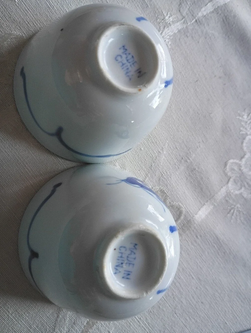 Koi  Vintage Chinese, 4 Pcs, 2-plates 9